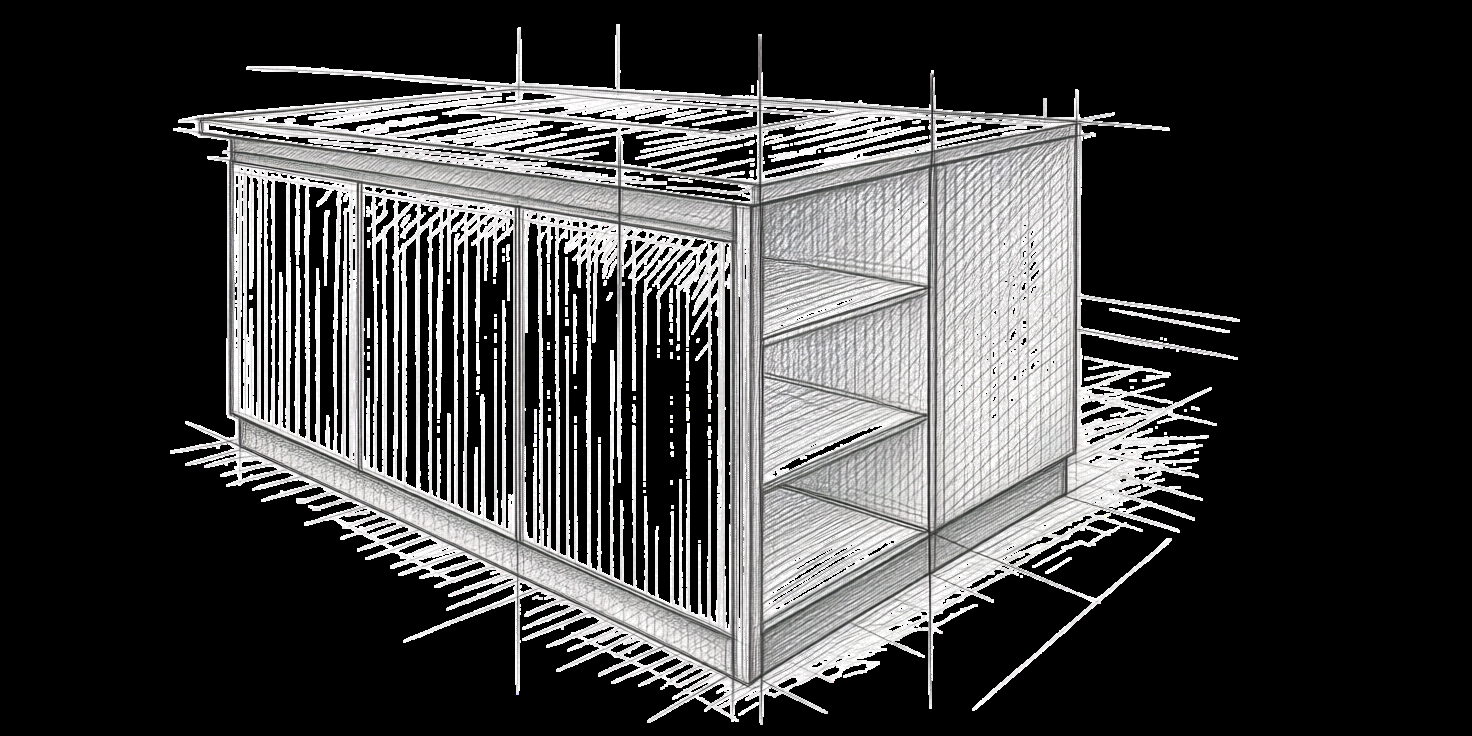 Gaia division kitchen design